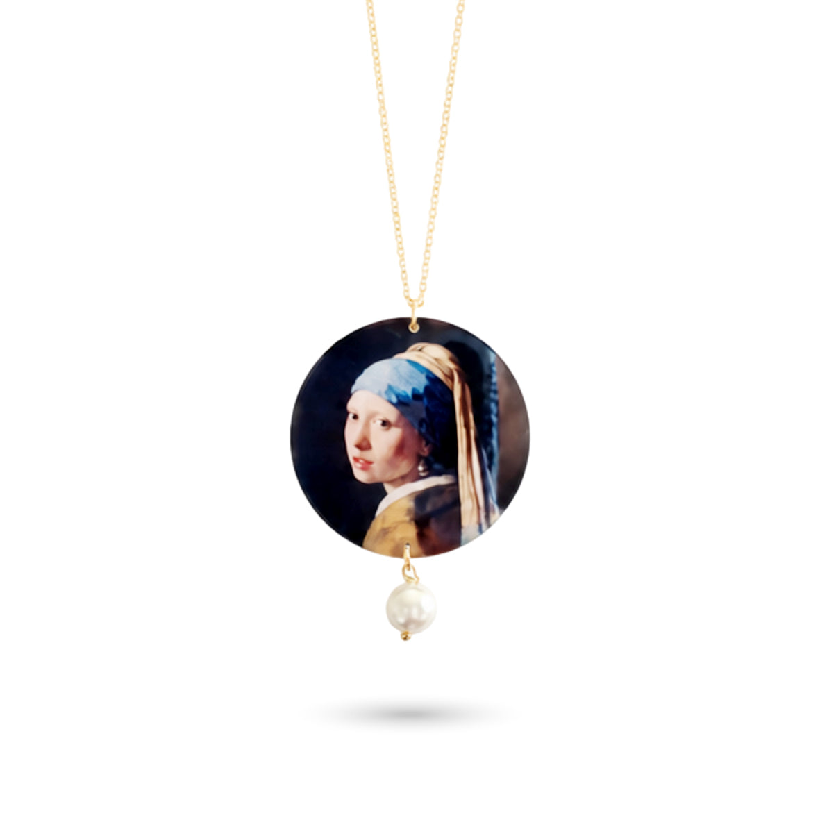 "Girl with a Pearl Earring" Necklace