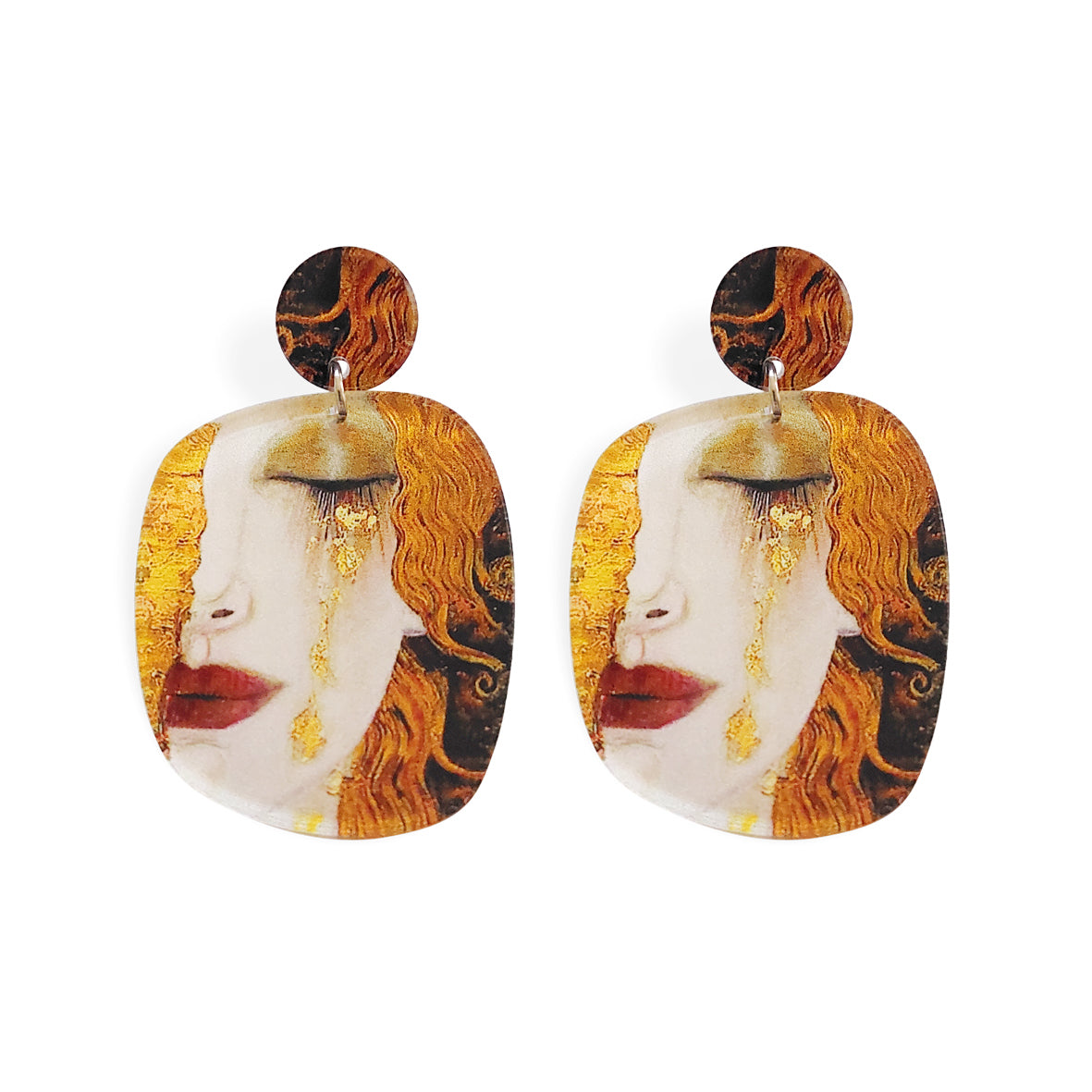 "Golden Tears" Earrings Gustav Klimt