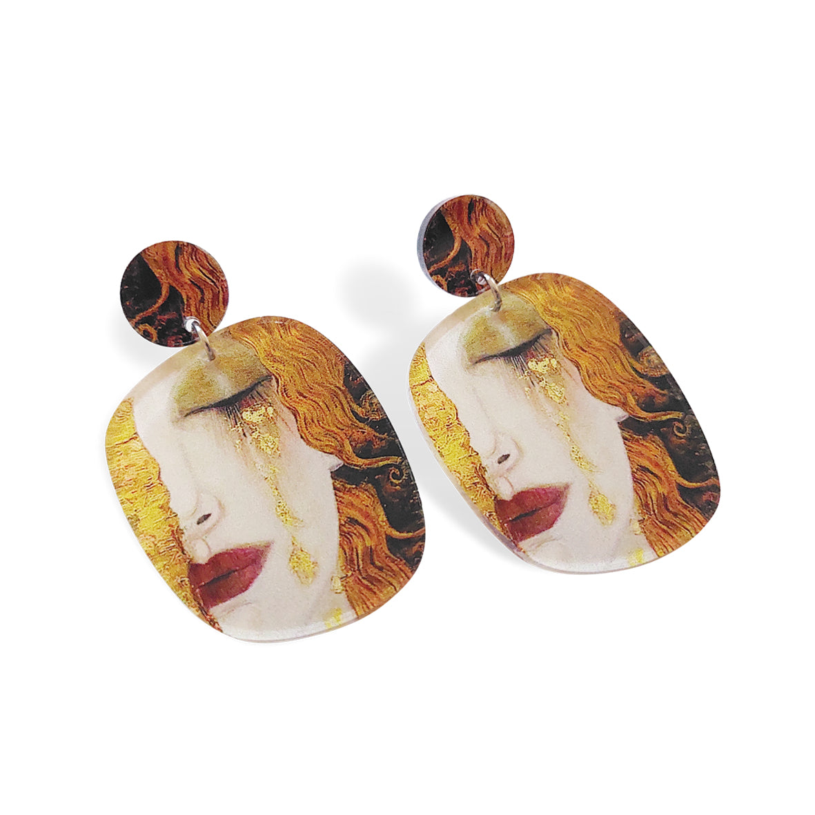 "Golden Tears" Earrings Gustav Klimt