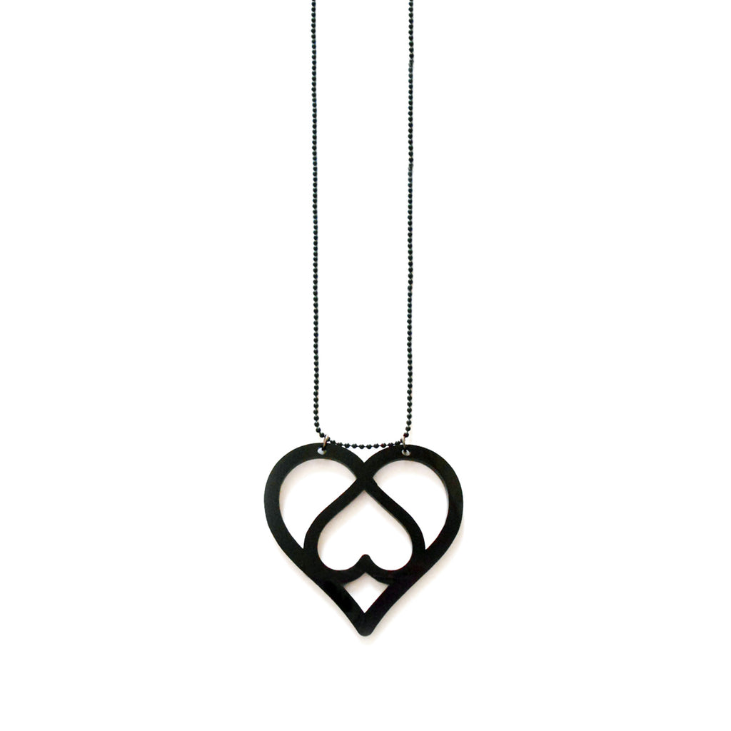 Κολιέ "Heart in a Heart"