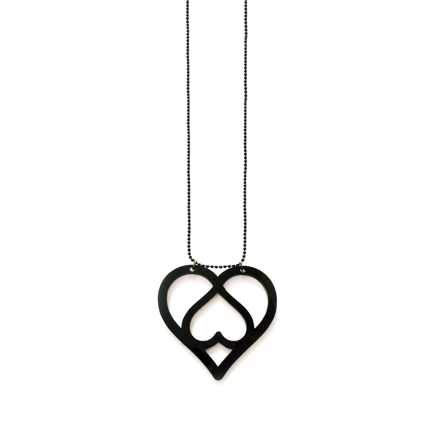 Κολιέ "Heart in a Heart"