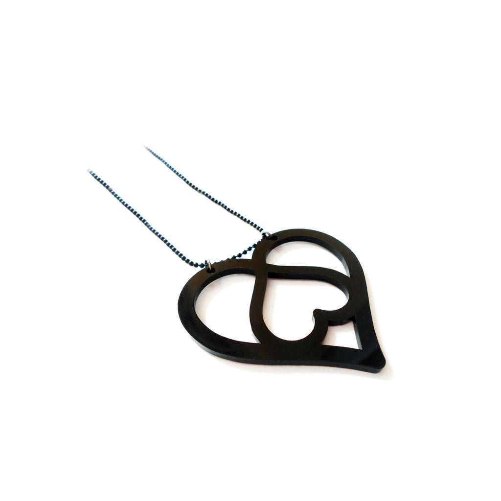 Κολιέ "Heart in a Heart"