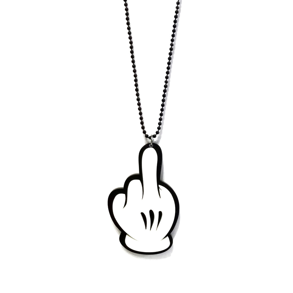 "Mickey Mouse Middle Finger"