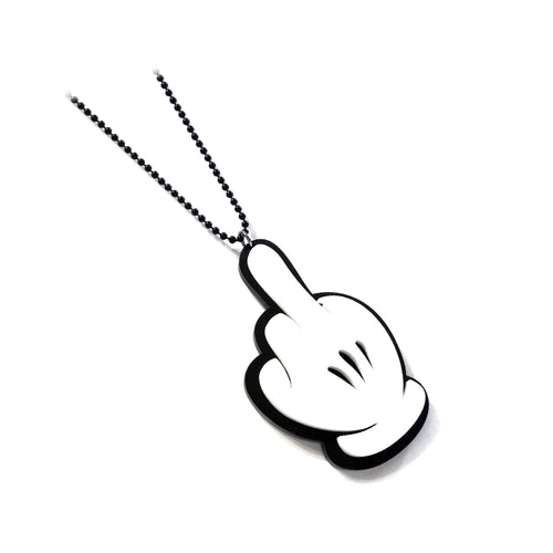 "Mickey Mouse Middle Finger"