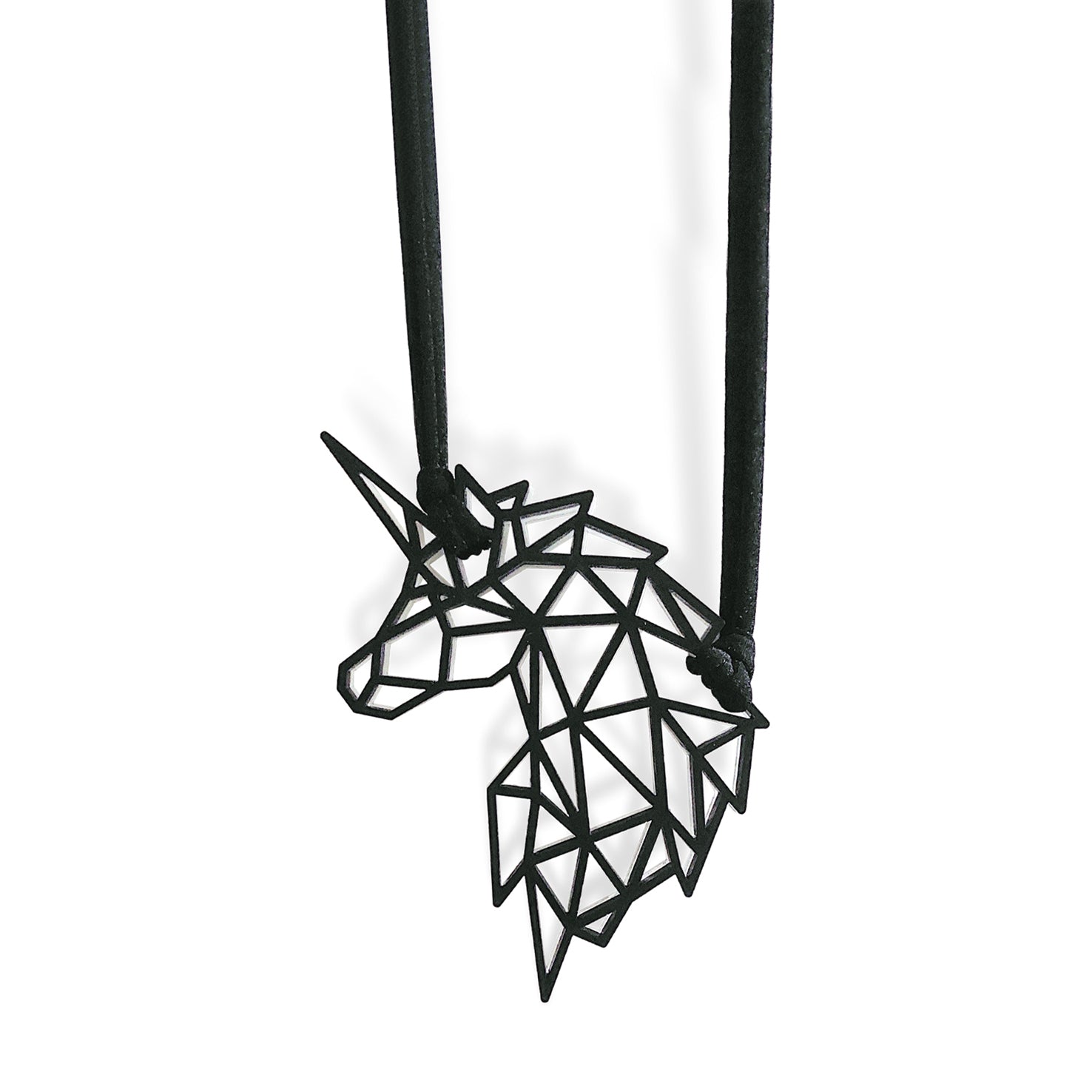 "Origami Unicorn" Necklace