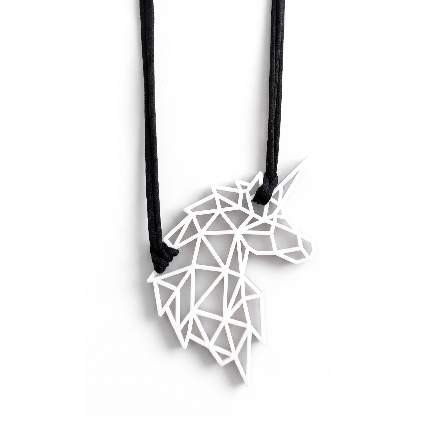 "Origami Unicorn" Necklace
