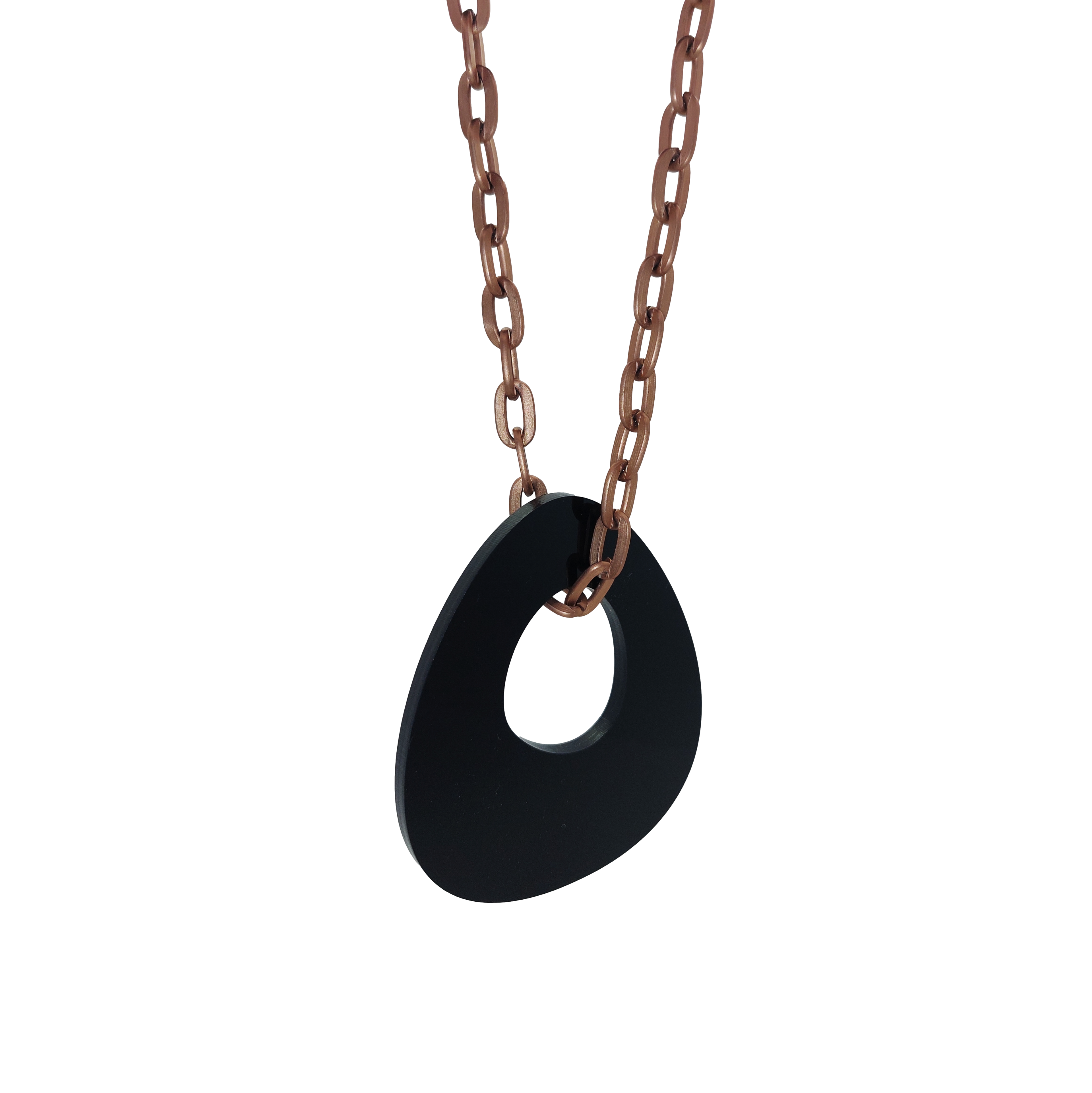 Necklace "Black Tear"