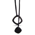 Necklace "Black Tear"