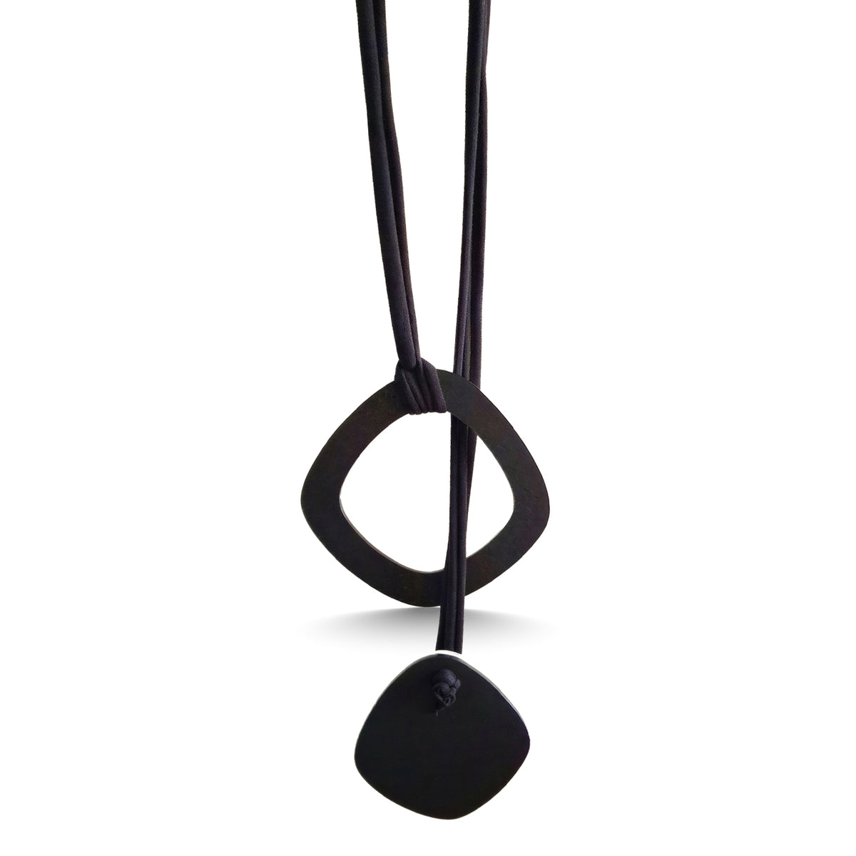 Necklace "Black Tear"