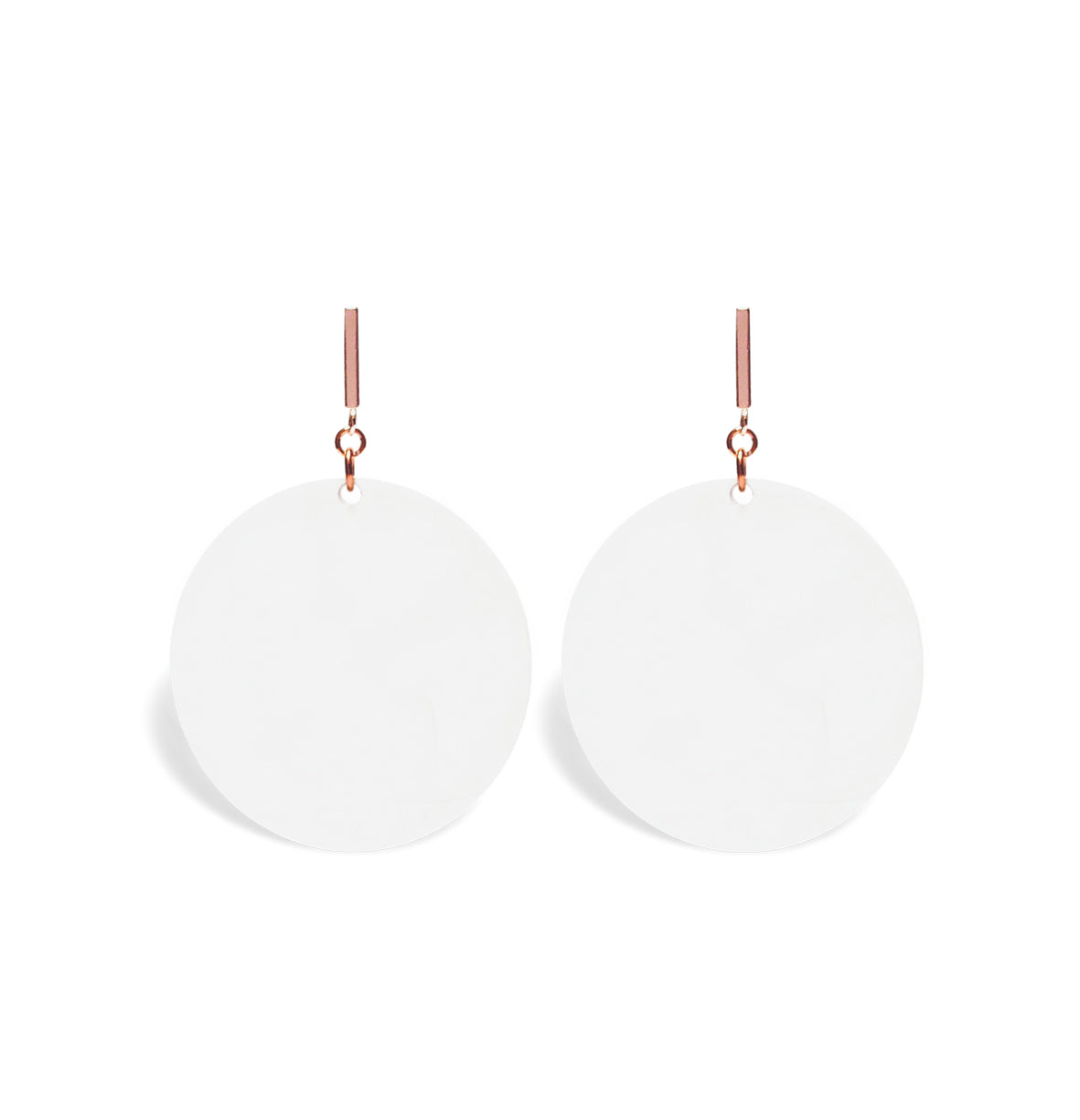 "Circle" circle earrings