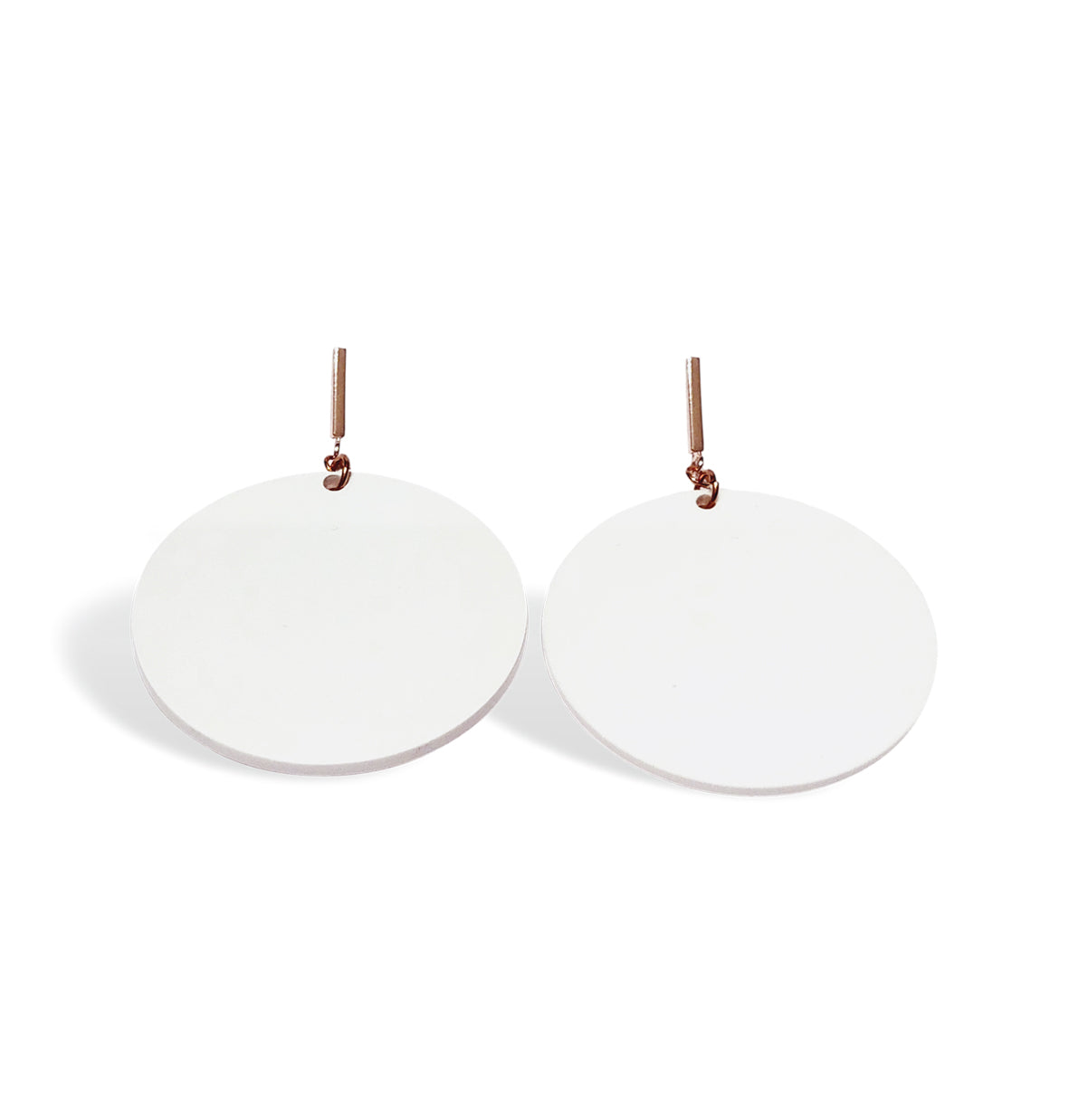 "Circle" circle earrings