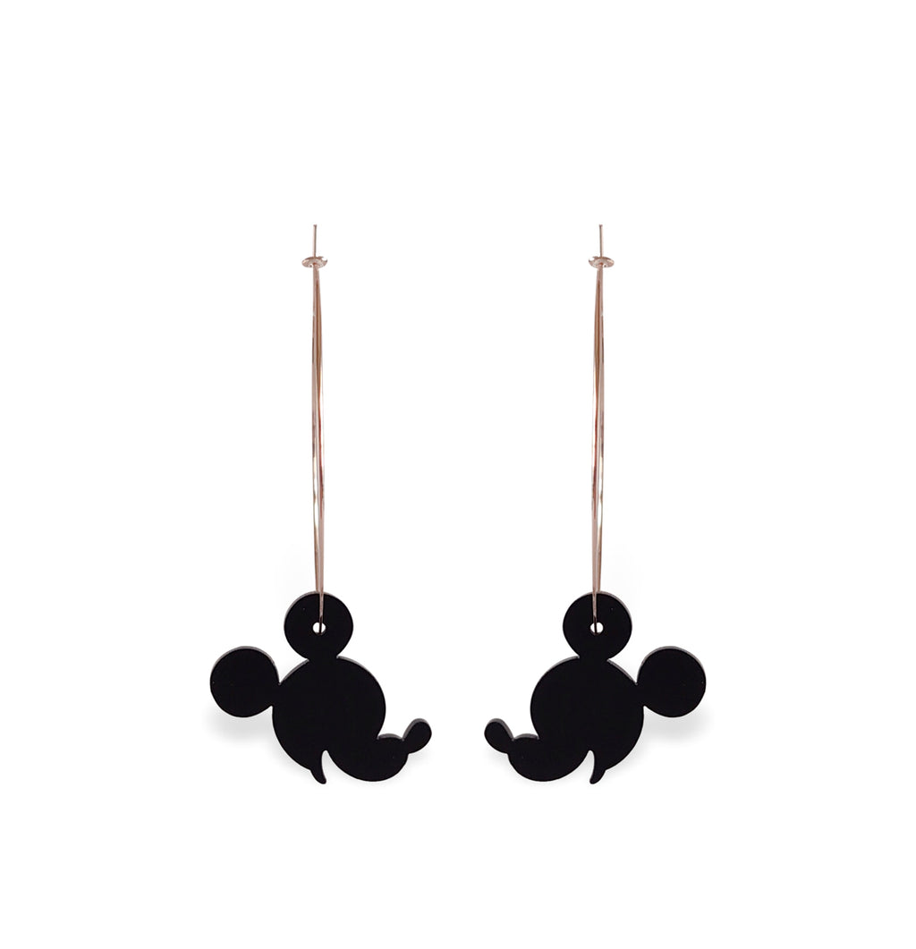 Σκουλαρίκια κρίκοι "Mickey Mouse"