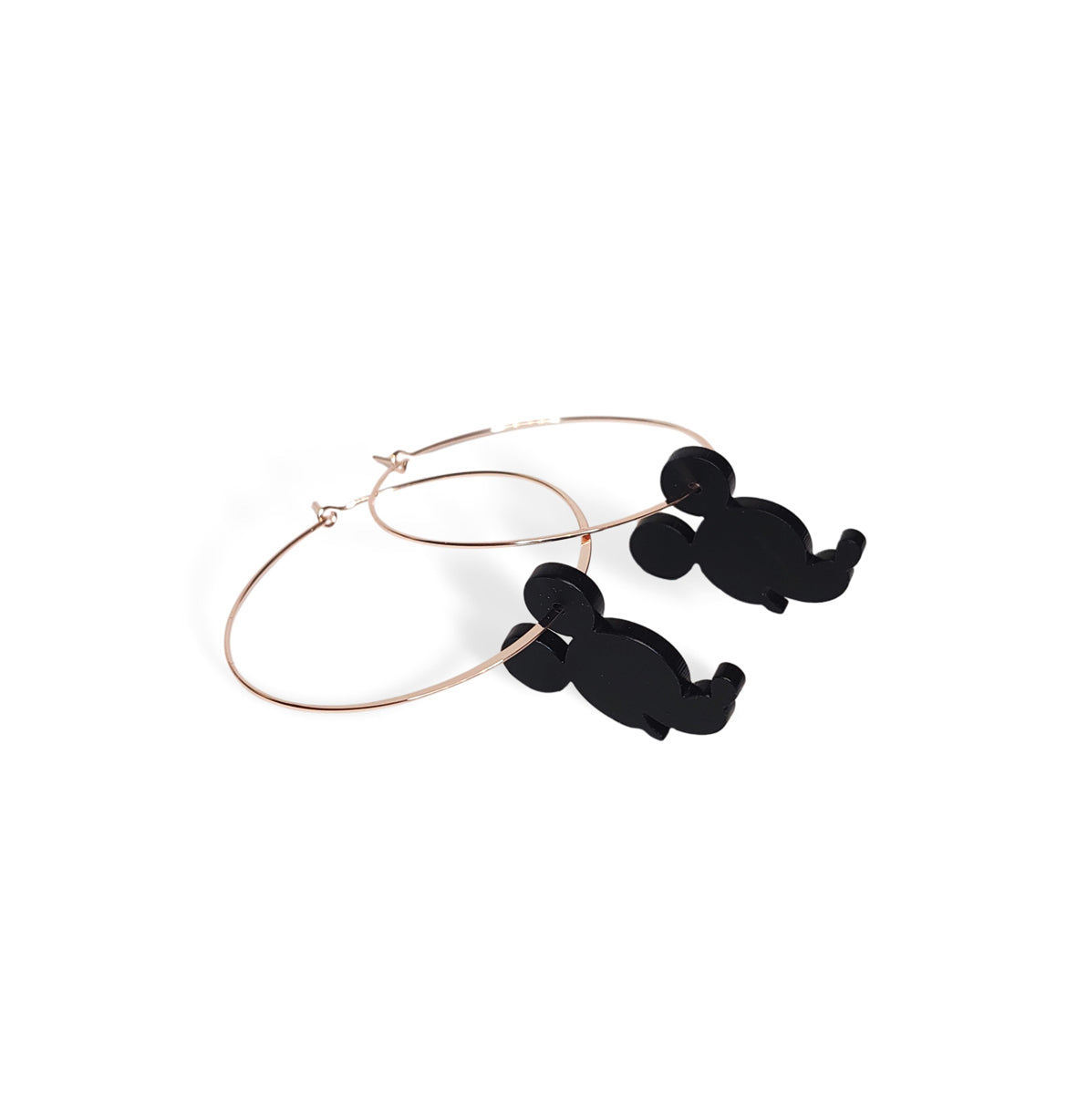 "Mickey Mouse" Hoop Earrings