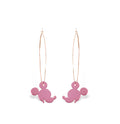 "Mickey Mouse" Hoop Earrings