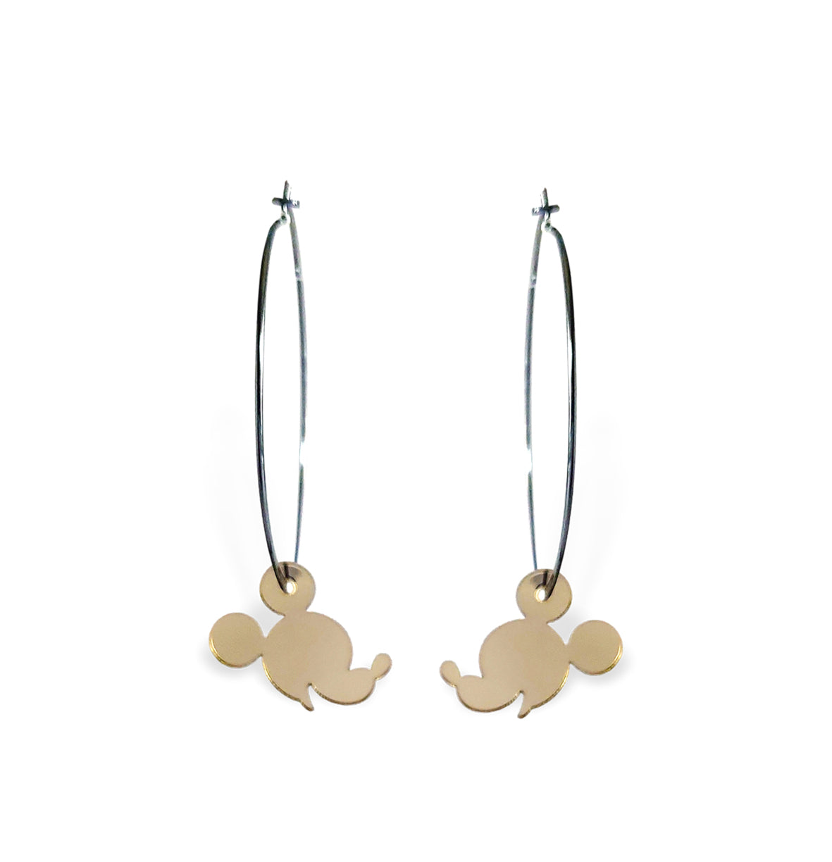 "Mickey Mouse" Hoop Earrings