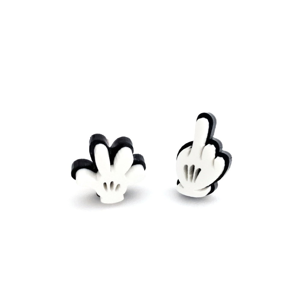 Σκουλαρίκια "Mickey Mouse Gloves"