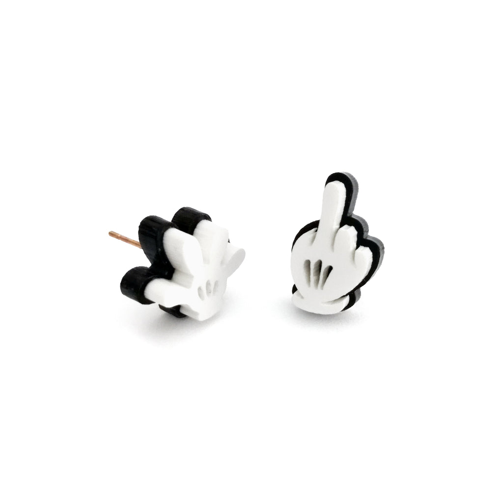 Σκουλαρίκια "Mickey Mouse Gloves"