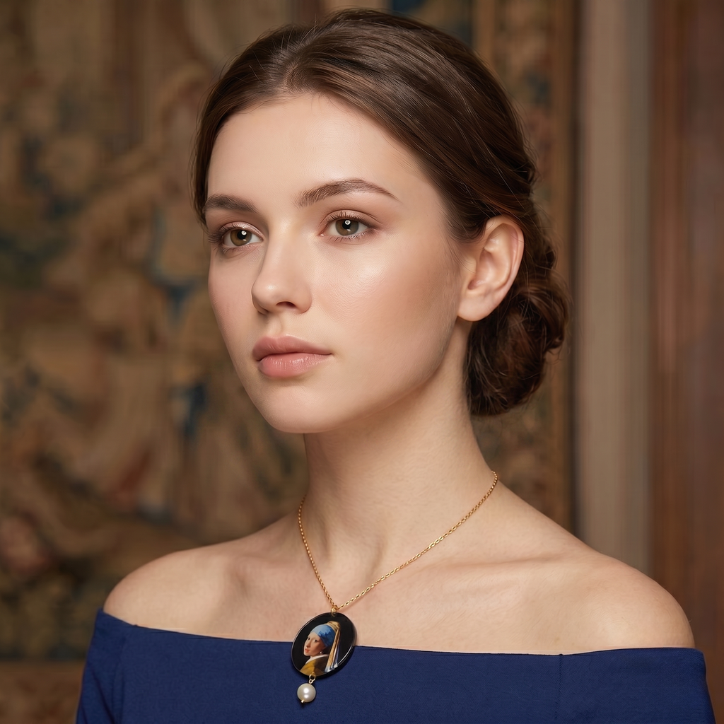 Κολιέ "Girl with a Pearl Earring"