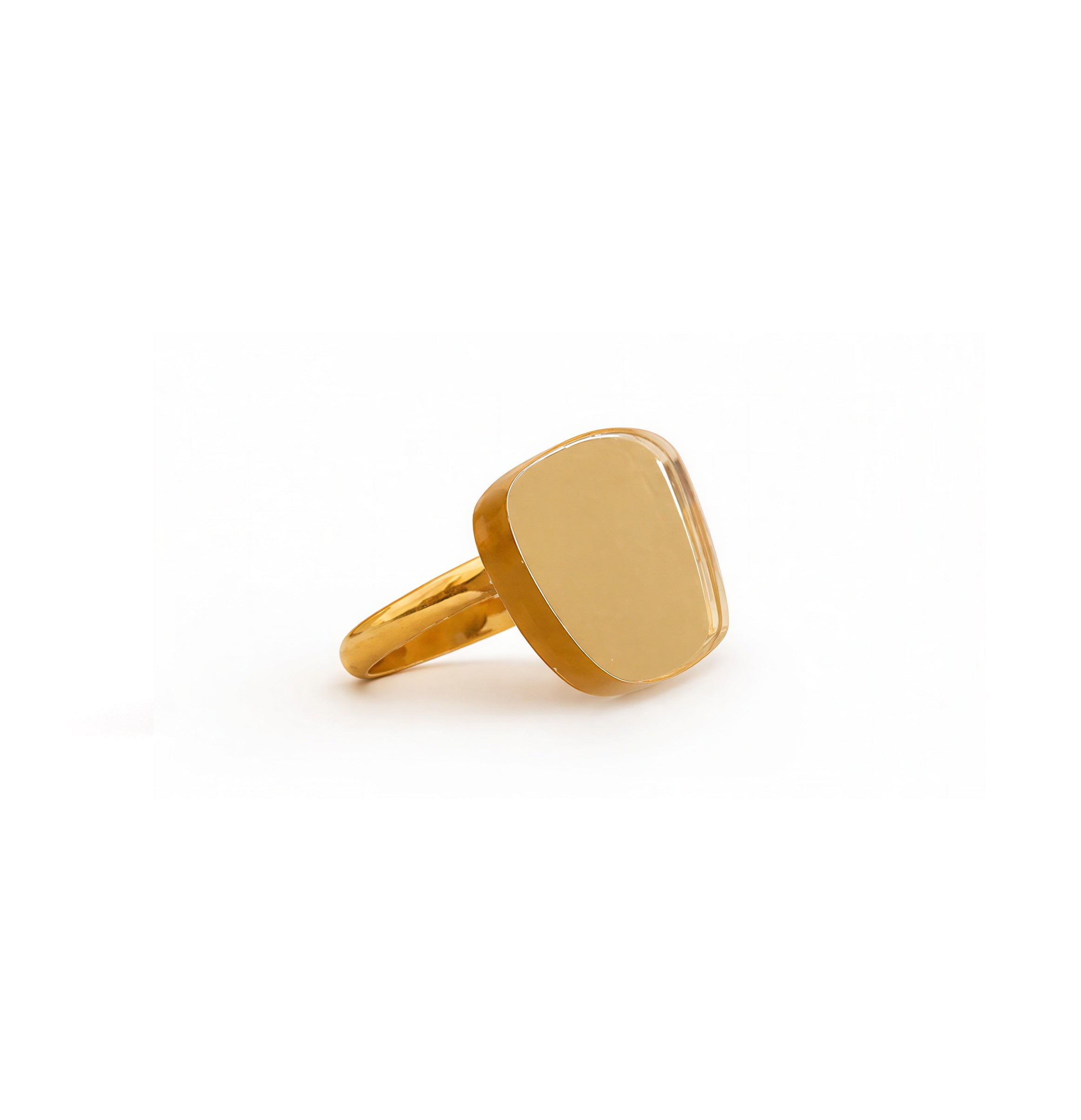 Δαχτυλίδι "Golden Rock" small