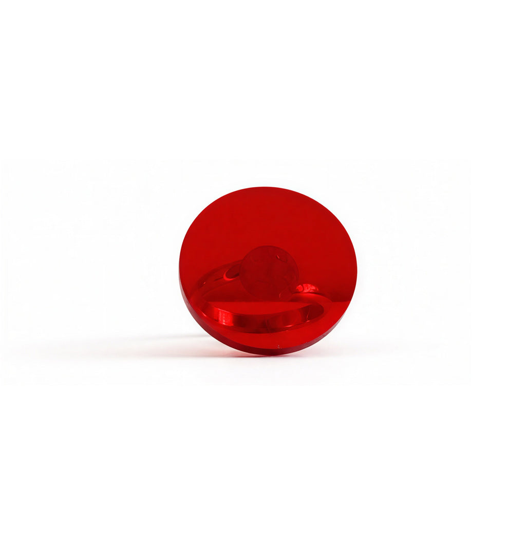 Δαχτυλίδι "Red Disc" small