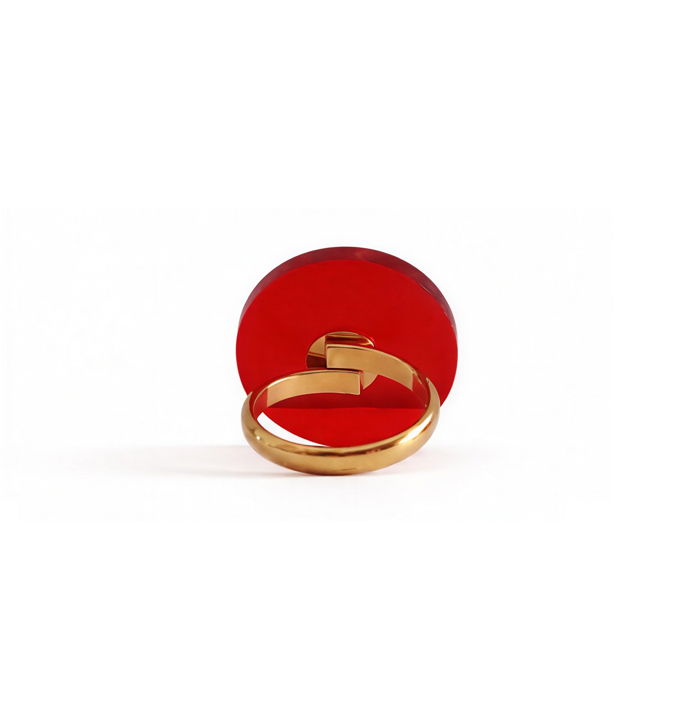 Δαχτυλίδι "Red Disc" small