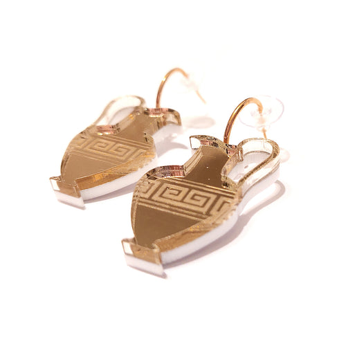 Ancient Greek "Oinochoe" earrings